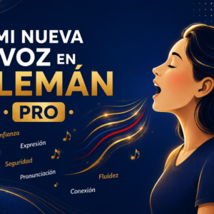 Mi nueva voz en Alemán PRO duración 30 días