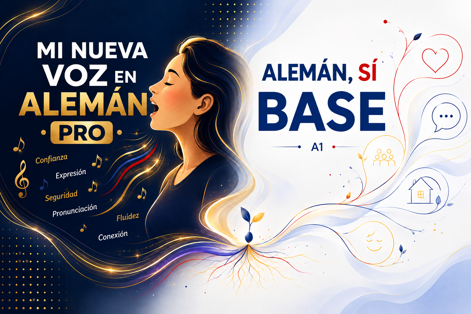 Programa Alemán, Sí BASE | A1 + BONO MNV duración 4 meses